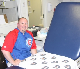 AthletiCo Tinley Park's Jason Hall is in his second season as the Cubs athletic training intern.