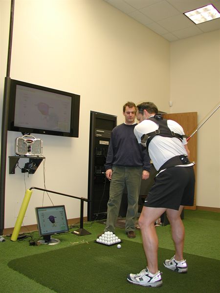 Our Golf Performance Center can help golfers adjust their mechanics to avoid injuries. Our Golf Performance Center can help golfers adjust their mechanics to avoid injuries.