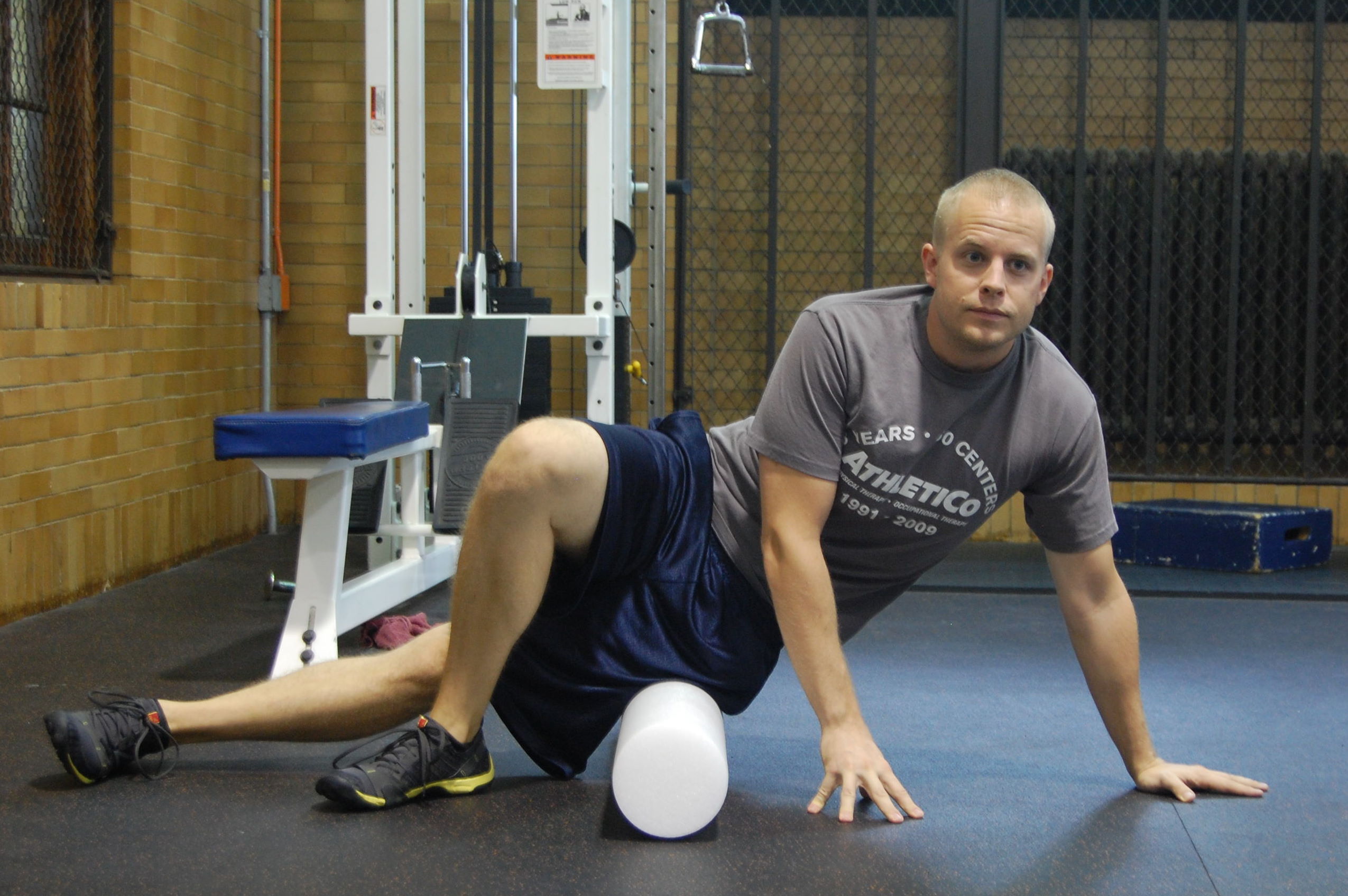 Ready to roll relax The foam roller can roll out some serious