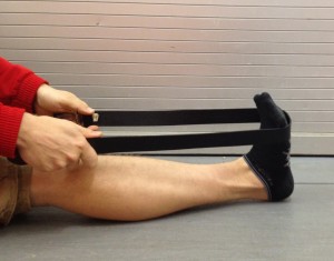 Longsitting Calf Stretch