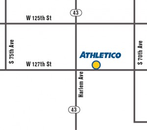 Athletico Palos Heights Map