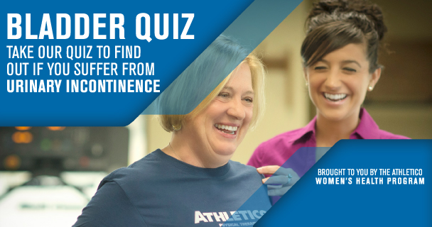 Take our quiz to see if you suffer from urinary incontinence