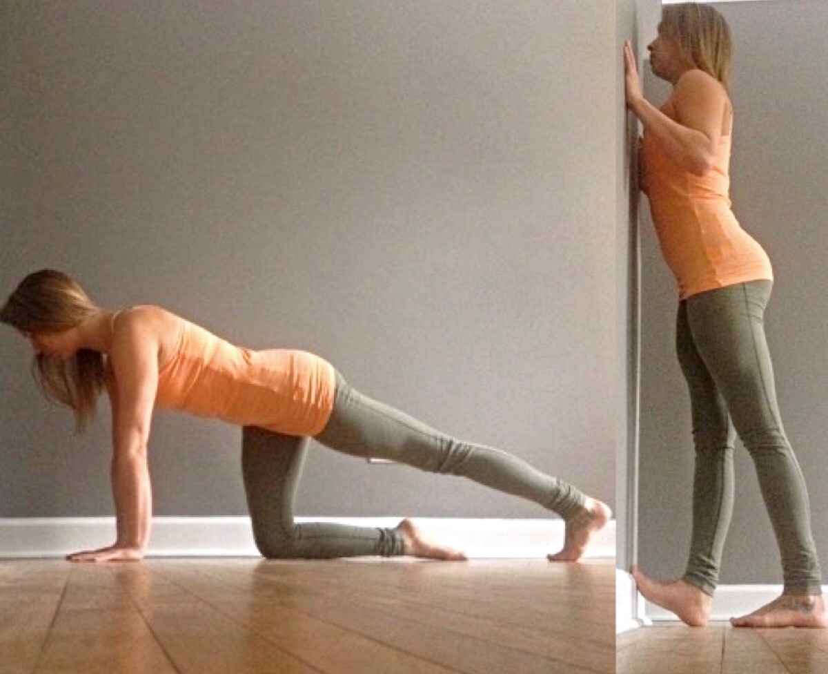 calf stretch calf stretch