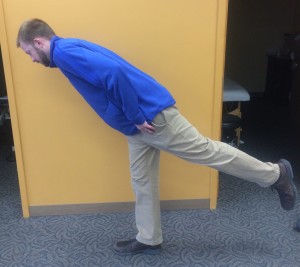 Dynamic stretching for hamstrings