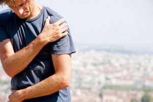 shoulder pain comes from the neck