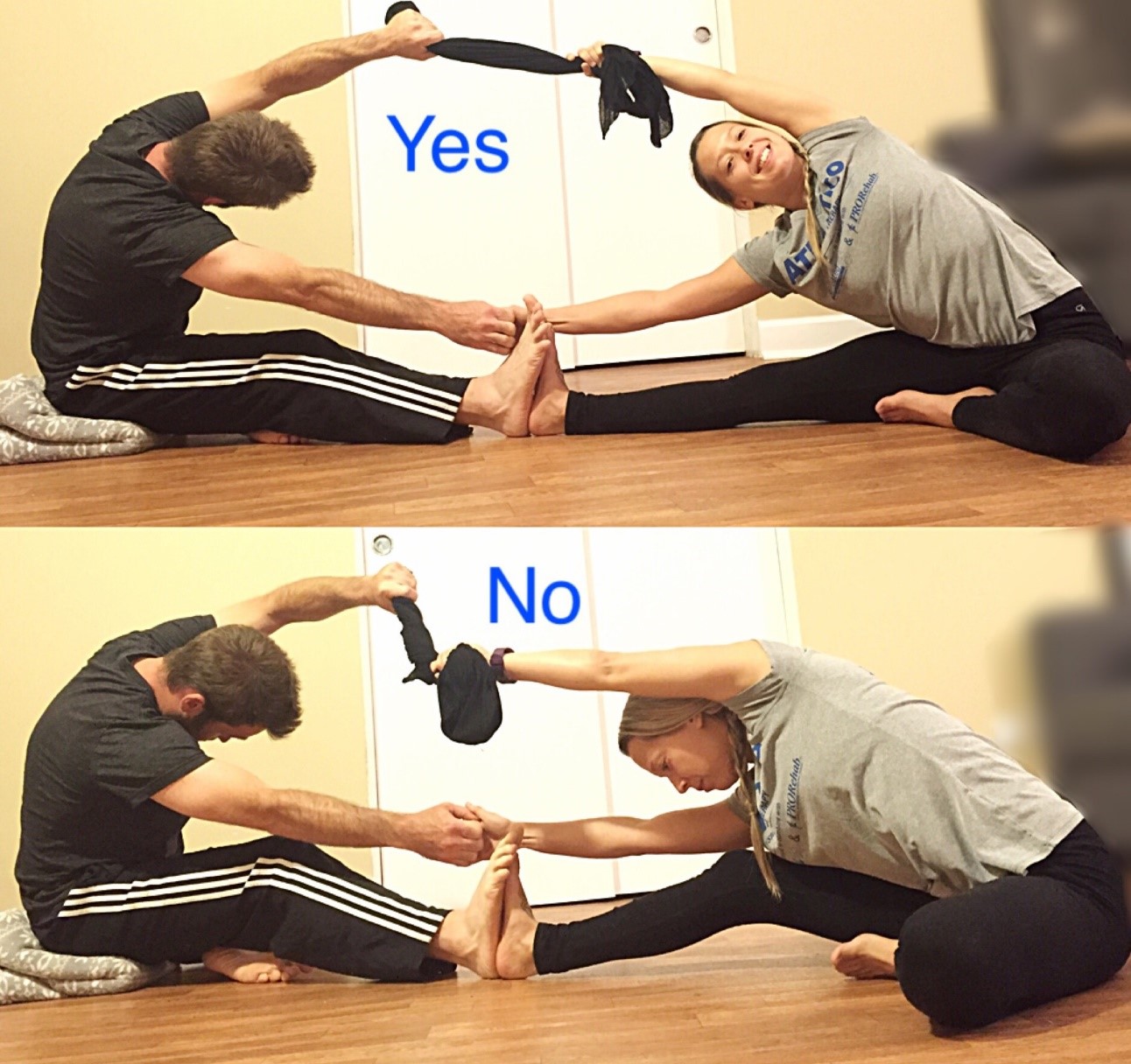 Stretch of the Week: Revolved Forward Fold Partner Side Stretch - Athletico