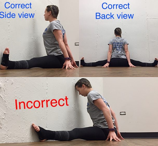 Stretch of the Week: Wide Legged Straddle with Wall Assist