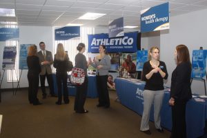 Athletico Career Fair Booths