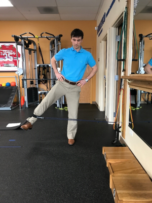 golf off season training standing hip abduction