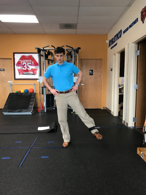 golf off season training standing hip adduction