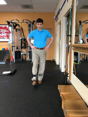 golf off season training standing hip abduction