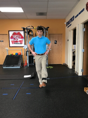 golf off season training standing hip adduction