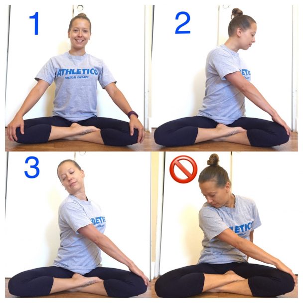 Stretch of the Week: Seated Twist with Neck Stretch - Athletico