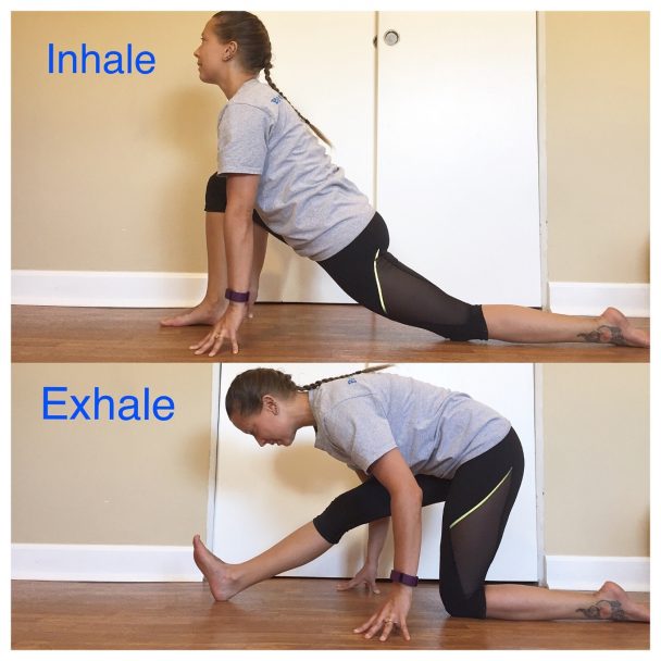 Premium Vector | Half split yoga posewoman workout fitness aerobic and  exercises