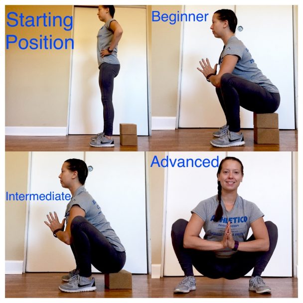 deep squat stretch