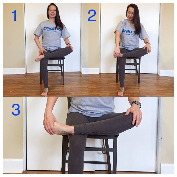 stretch of the week seated shin stretch