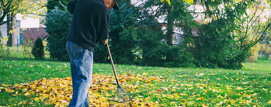 leaf raking injury prevention tips
