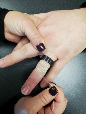 The tool we use in emergent situations to remove rings from fingers that  are too swollen. : r/mildlyinteresting