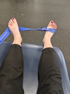 Ankle Eversion With Resistance Band Strengthening Exercise